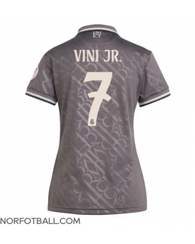 Billige Fotballdrakt Real Madrid Vinicius Junior #7 Replika Tredjedrakt Dame 2024-25 Kortermet